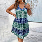 Women's Sleeveless V-Neck Tie-Dye Dress