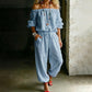 Női vállnélküli jumpsuit