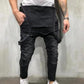 👖Férfi farmer overál roncsolt szakadt mellrészes jumpsuit