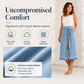 Women's Vintage Side-Tie Wrap Denim Skirt