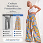 Women's Floral Print High-Waisted Wide-Leg Pants