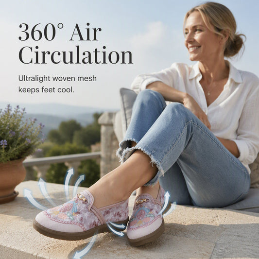 Breathable Comfort Cloth Loafers