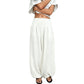 Női, laza stílusú, smockolt derékú harem nadrág