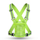 High Visibility Reflective Vest Adjustable Safety Running Gear with Pocket