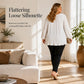 Női plus size rakott hosszú ujjú felső