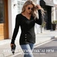 🌸Akciós 49% KEDVEZMÉNY💖Női V-nyakú kötött, aszimmetrikus szegélyű felső