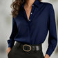 🥳2026 HOT SALE 50% Off🥳💞50K+ SOLD!🌸👚New Arrivals - Satin Button-Front Shirt – Soft Fluid Drape & Versatile Pairing for Any Occasion