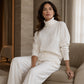 🍂Női alkalmi kétrészes nadrág szett – elegáns széles szárú kétrészes szett a hangulatos hétköznapi stílushoz🤍