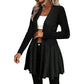 🌸🧥New Arrivals - Elegant Open Cardigan with Knit Texture – Soft Comfort & Versatile Style for Any Occasion
