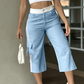 👖New Arrivals - Side-Stripe Capri Cargos with Pockets – Relaxed Fit & Sporty Edge for Everyday Wear