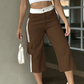 👖New Arrivals - Side-Stripe Capri Cargos with Pockets – Relaxed Fit & Sporty Edge for Everyday Wear
