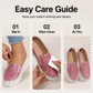 Női csillogó platform slip-on cipő
