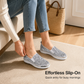 Női csillogó platform slip-on cipő