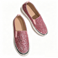 Női csillogó platform slip-on cipő