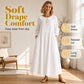 Women's  Loose Long Sleeve Maxi Dress with Pockets