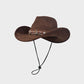 Vintage Western Cowboy Hat with Ethnic Band