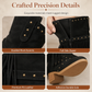 Women's Fringe Chunky Heel Knee-High Boots