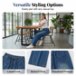 Women's Elastic Waist Wide Leg Denim Pants
