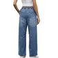 Women's Elastic Waist Wide Leg Denim Pants