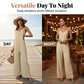✨ ✨ Női Casual V-nyakú, vékony pántos jumpsuit