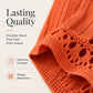 🧶 Levegős horgolt textúra, laza szabás | Női áttört kötött pulóver