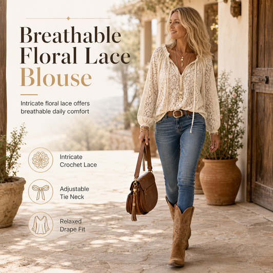👚✨ Női csipkeblúz – 🌸 Elegáns, laza szabású, hosszú ujjú pulóver felső