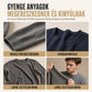 Férfi hosszú ujjú jacquard kerek nyakú szabadidőpulóver, bő szabású, vastagított őszi-téli felső, nagy méretben