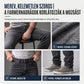 Férfi mosottDenim jogger farmer, szabadidős farmer bütykökkel