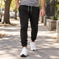 Férfi alkalmi sportos slim fit joggingnadrág