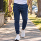 Férfi alkalmi sportos slim fit joggingnadrág