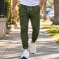 Férfi alkalmi sportos slim fit joggingnadrág