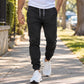 Férfi alkalmi sportos slim fit joggingnadrág