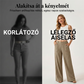 Női széles szárú alkalmi nadrág