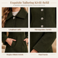 Női elegáns, középhosszú kockás trench coat, sokoldalú őszi és téli viselet