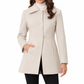 Női elegáns, középhosszú kockás trench coat, sokoldalú őszi és téli viselet