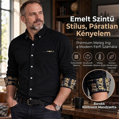 ✨ Férfi Sherpa Béléses Kardigán - Klasszikus Farmer Stílusú, Tökéletes Meleg Hideg Időre ❄️🛒
