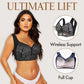 👙 Magabiztos emelés, sima nyújtás kényelem | Ultimate Lift Stretch Full Shape Varrás nélküli csipkebrá (3 db)
