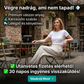 Női pamut-len széles szárú nadrág